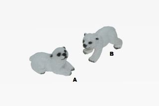 Obrázek z Lední medvěd polyresin 7cm, 2druhy (12) 